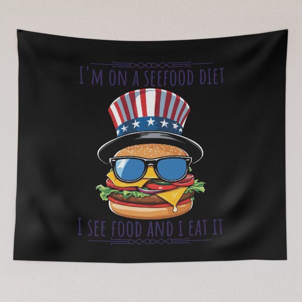 Item preview, Funny Diet Slogan For Bbq Parties 4th Of July designed and sold by LuminOrb.