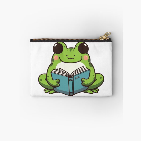 Item preview, Cute Book Lover Frog designed and sold by CuteArtPack.