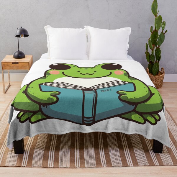 Item preview, Cute Book Lover Frog designed and sold by CuteArtPack.