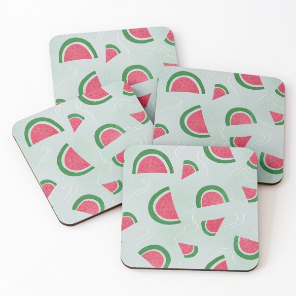 Artikelvorschau, Sommerfrüchte Wassermelonenscheibenmuster entworfen und verkauft von Fern and Quill.