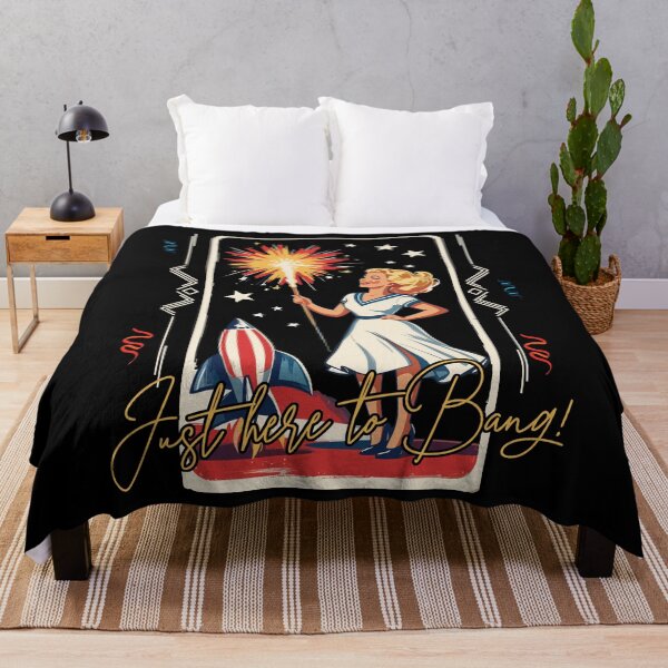 Item preview, Here To Bang Retro Vintage Design 4th Of July designed and sold by LuminOrb.