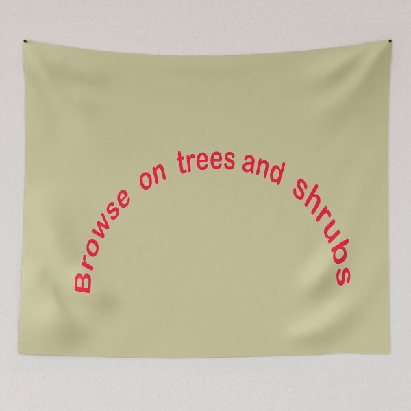Item preview, Exclusive Browsing on trees and shrubs designed and sold by annenambiro.