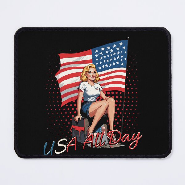 Item preview, Usa All Day Retro Vintage Design 4th Of July designed and sold by LuminOrb.