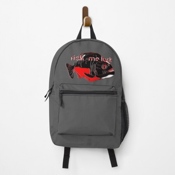 Item preview, Piranha Fish me luck Predator Amazon Carnivore black designed and sold by 4rpixs.