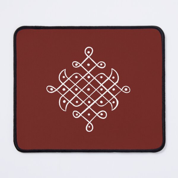 Item preview, Simple minimalsitic Indian Kolam Rangoli Design designed and sold by ThillanabySri.