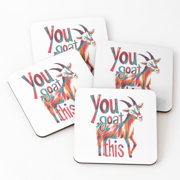 Item preview, You Goat This: Motivational and Colorful Goat Art designed and sold by kjon88.