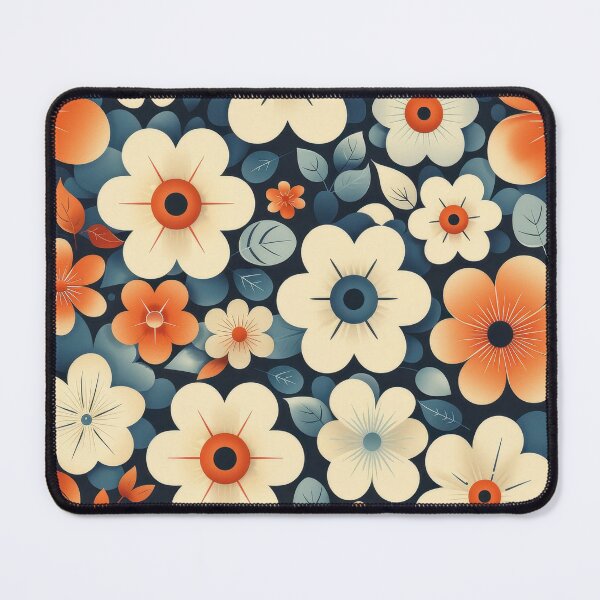 Item preview, Retro Flower Pattern Design designed and sold by RGShirtWorks.