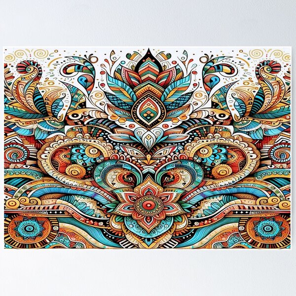 Item preview, Flower Mandala - Look deeply at the image - your soul reveals itself in the mirror of art designed and sold by FotoworldEdel.