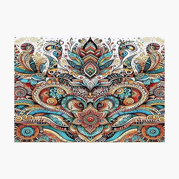 Item preview, Flower Mandala - Look deeply at the image - your soul reveals itself in the mirror of art designed and sold by FotoworldEdel.