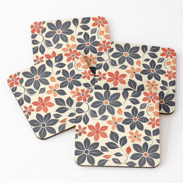 Item preview, Retro Floral Pattern Design designed and sold by ML-Media.