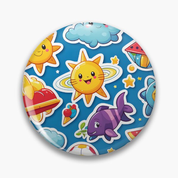 Item preview, Summer Stickers For Kids designed and sold by Geralthewhite.