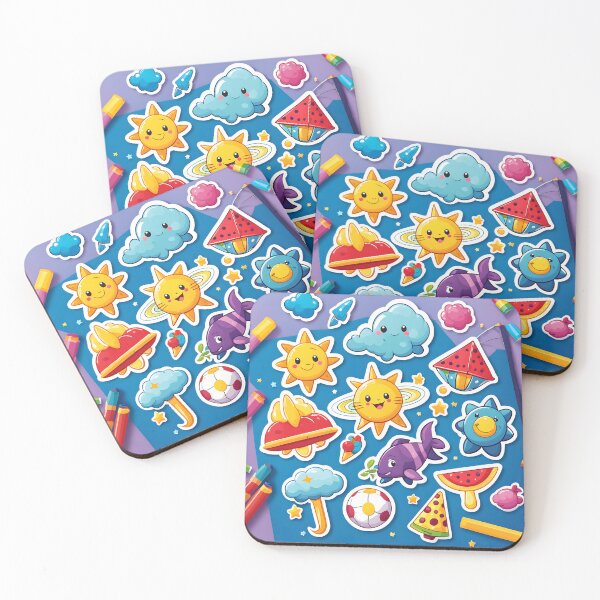 Item preview, Summer Stickers For Kids designed and sold by Geralthewhite.
