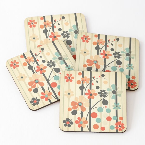 Item preview, Retro Floral Pattern designed and sold by ML-Media.