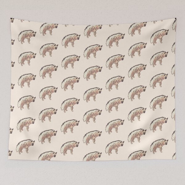 Item preview, striped hyena designed and sold by Artofmayara.