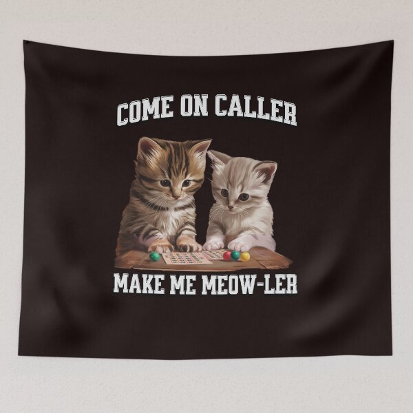 Item preview, Come on Caller Make Me Meow-ler Bingo Kittens designed and sold by Diane Gotti.