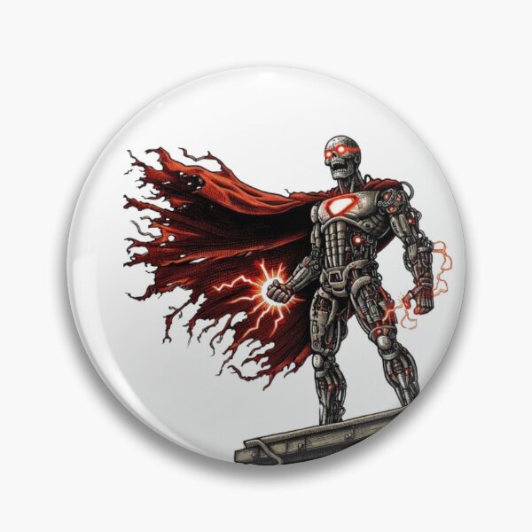 Item preview, Angry Superhero Zombie Robot designed and sold by MagickDragon.