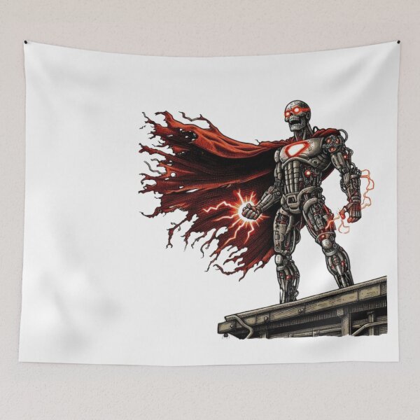 Item preview, Angry Superhero Zombie Robot designed and sold by MagickDragon.
