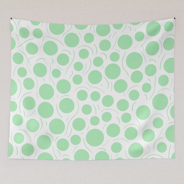 Item preview, Green Circles and lines pattern designed and sold by Pixevol.