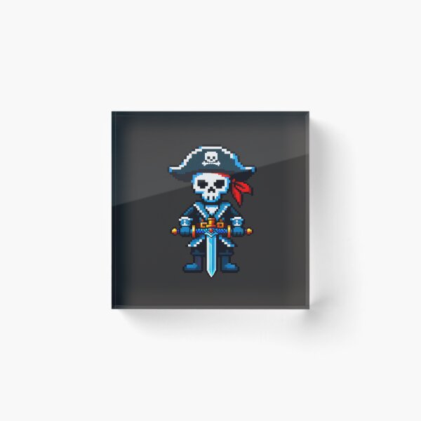Item preview, Pirate Skeleton: Captain of the Pixel Seas designed and sold by Ronny-Owiso.