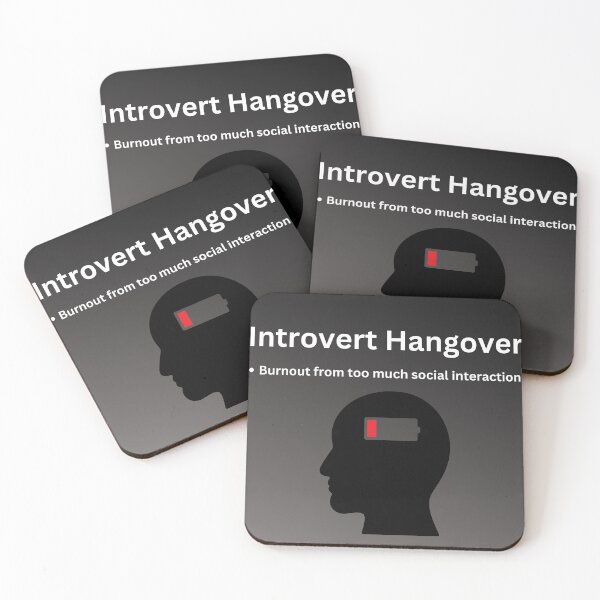 Item preview, Introvert Quote (Black) designed and sold by Regent-art.
