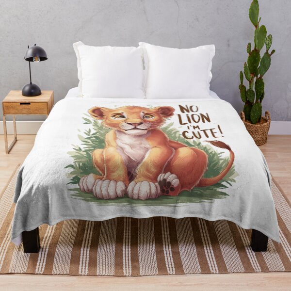 Item preview, No Lion I'm Cute designed and sold by FanaticB.