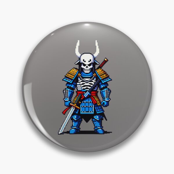 Item preview, Samurai Skeleton: Warrior of the Pixel Realm designed and sold by Ronny-Owiso.
