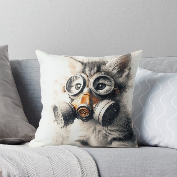 Aperçu de l'œuvre chat masque timide créée et vendue par shymuscat.