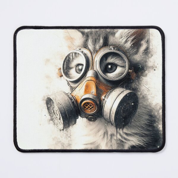 Aperçu de l'œuvre chat masque timide créée et vendue par shymuscat.