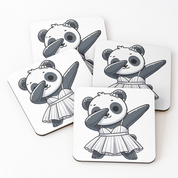 Item preview, Cute Dabbing Panda in Dress - Perfect for Fun and Fashion Lovers designed and sold by NTTWJIYA.