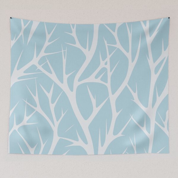 Item preview, Baby Blue Branch pattern designed and sold by Pixevol.