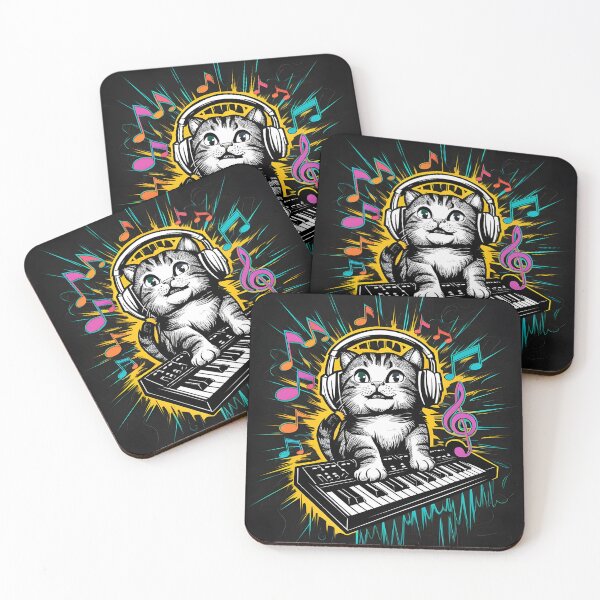 Item preview, Synth Cat Jam designed and sold by DIUMERI.
