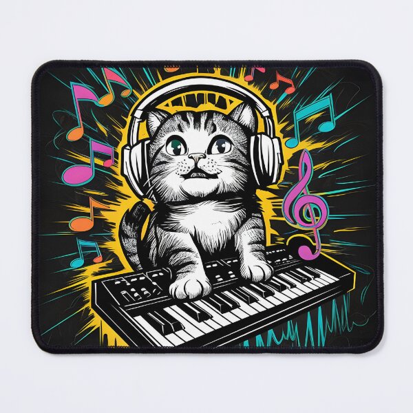 Item preview, Synth Cat Jam designed and sold by DIUMERI.