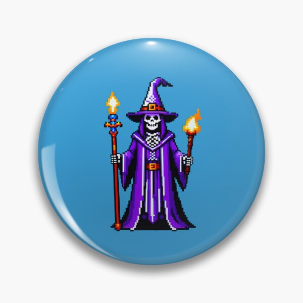 Item preview, Wizard Skeleton: Master of Pixel Magic designed and sold by Ronny-Owiso.