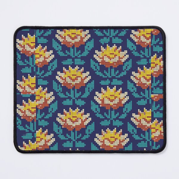 Item preview, pixel flower pattern designed and sold by ilomuilo.