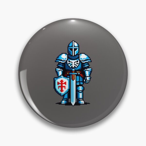 Item preview, Knight Skeleton: Guardian of the Pixel Realm designed and sold by Ronny-Owiso.