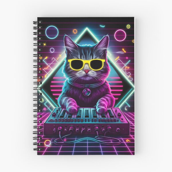 Item preview, Retro Synth Kitty designed and sold by DIUMERI.