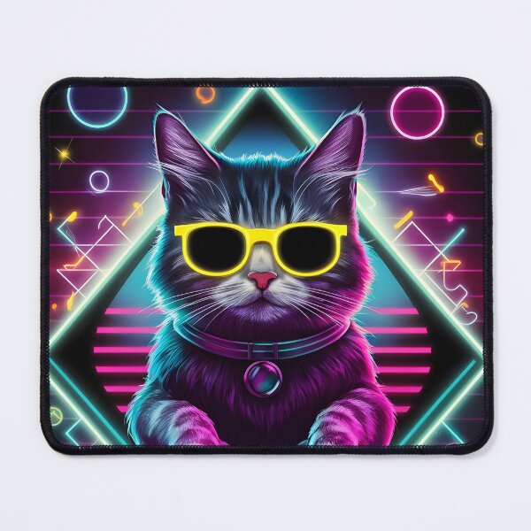 Item preview, Retro Synth Kitty designed and sold by DIUMERI.