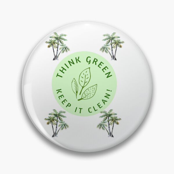 Item preview, Think Green, keep it Clean designed and sold by GloboStyle Design .