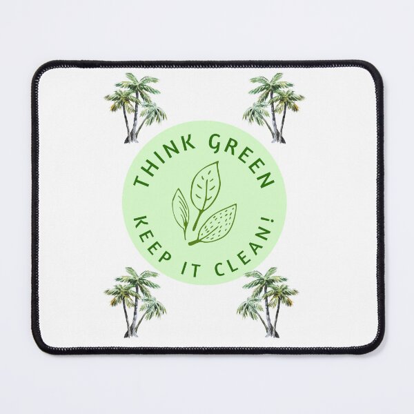 Item preview, Think Green, keep it Clean designed and sold by GloboStyle Design .
