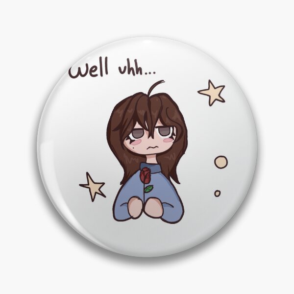 Item preview, In denial chibi sticker designed and sold by Totallynotalina.