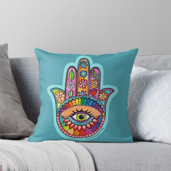 Item preview, Rainbow Hamsa designed and sold by HelloAngel.