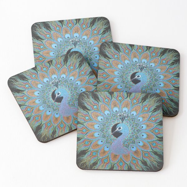 Item preview, Peacock Dot Mandala designed and sold by Kaila Lance.