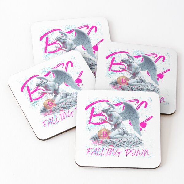 Item preview, Btc falling down,Btc Angel,BTC,Bitcoin,Bitcoin Art,Angel Fallen designed and sold by 1SINGHA.