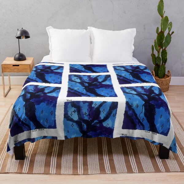 Item preview, Abstract Night Sky Illustration: Here and There designed and sold by MonanaPaveliani.