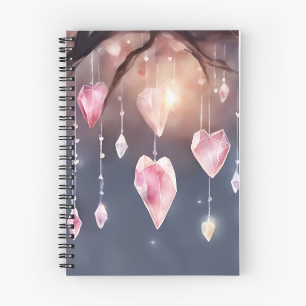 Item preview, Crystal Hearts Hanging from Tree Branch designed and sold by CalmnessbyChoice.