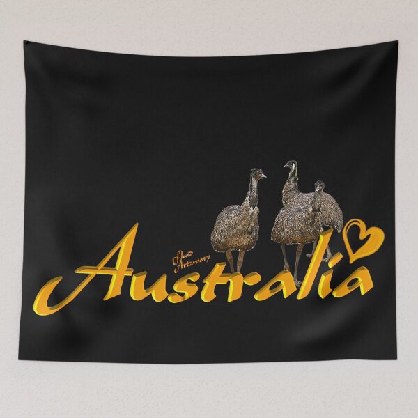 Item preview, Australian Emus designed and sold by Fluid Artzworx.
