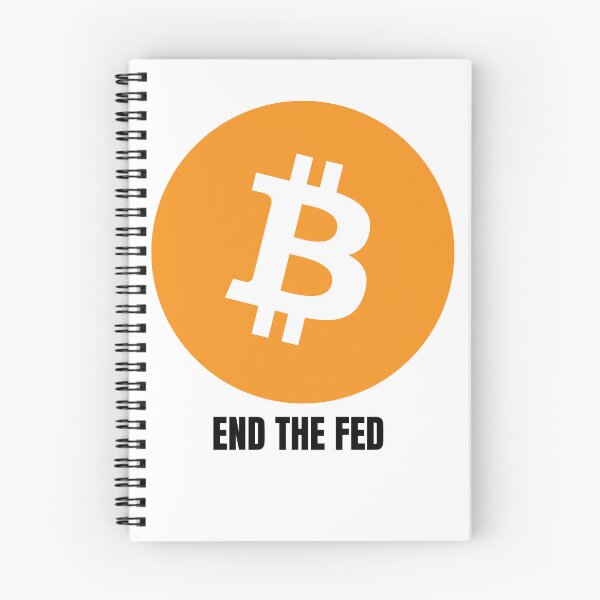 Item preview, End the FED Orange Bitcoin Logo designed and sold by NoCompetition.