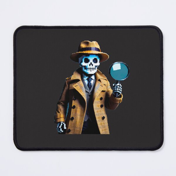Item preview, Detective Skeleton: Pixelated Mystery Solver designed and sold by Ronny-Owiso.