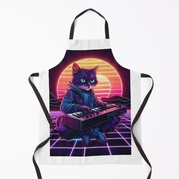Item preview, Synthwave Feline designed and sold by DIUMERI.