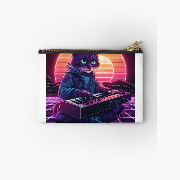 Item preview, Synthwave Feline designed and sold by DIUMERI.